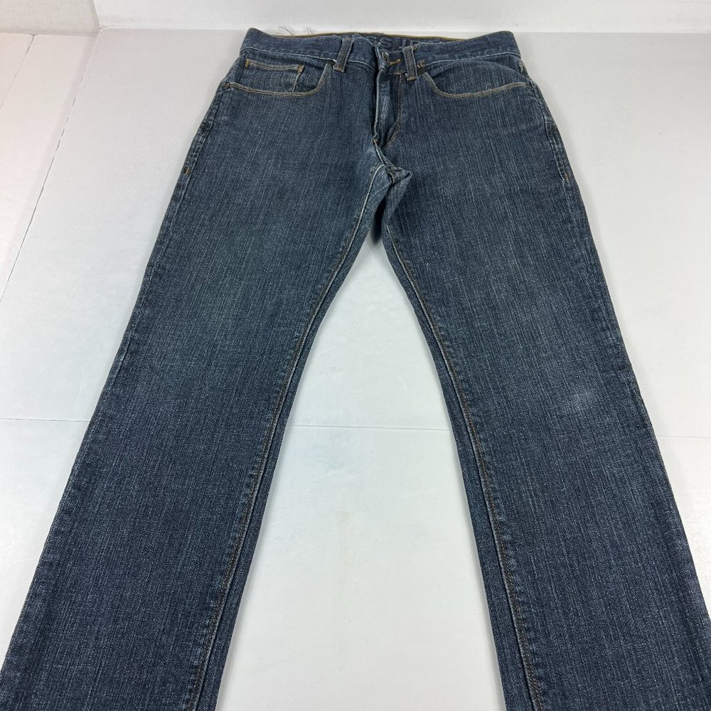 Express Jeans Men's 28x29* Zach Extra Slim Straight Blue Stretch Denim Tag 30x30